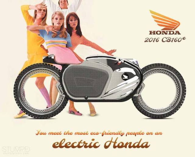 Honda CB160E electric motorbike (3)