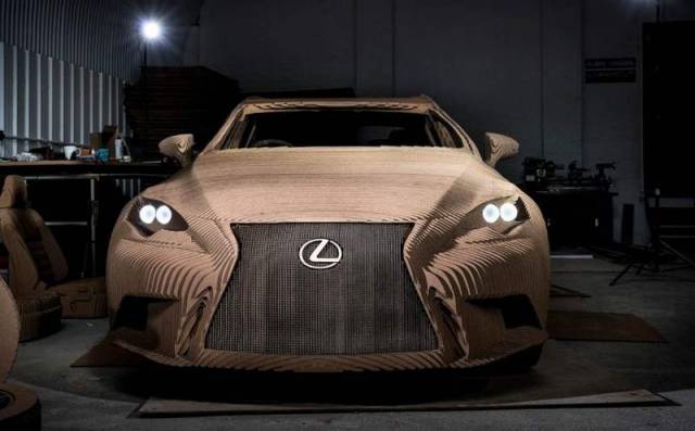 Origami Inspired Lexus Car (3)