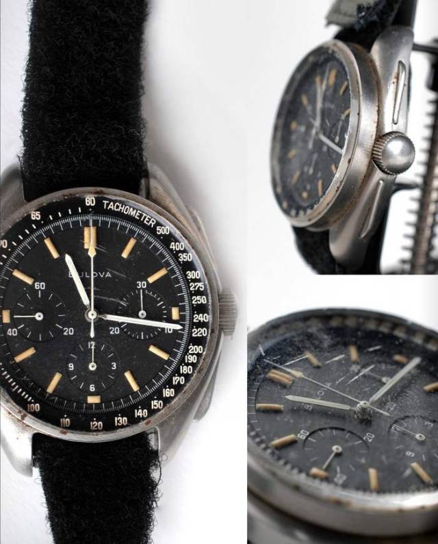 Bulova wrist Chronograph watch worn on the Moon in 1971 (4)