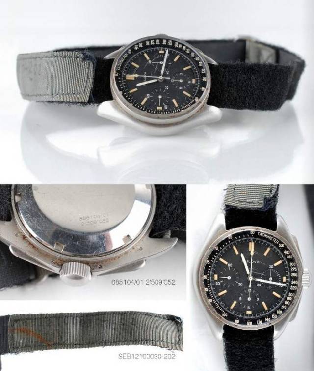 Bulova wrist Chronograph watch worn on the Moon in 1971 (3)