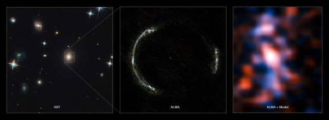 Weighing a Black Hole by Einstein Ring Phenomenon 