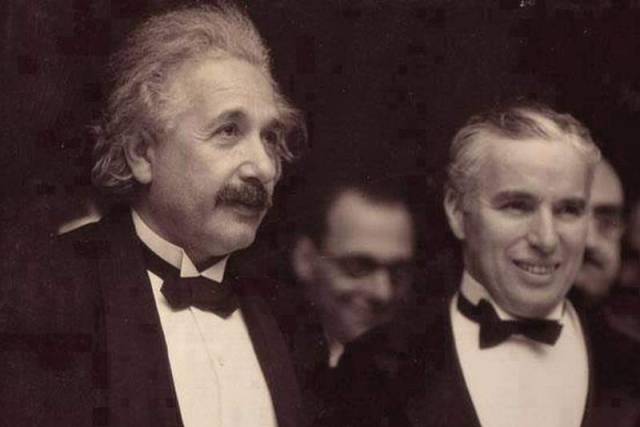 From the meeting between Einstein and Chaplin