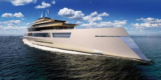 Bi-directional Symmetry superyacht