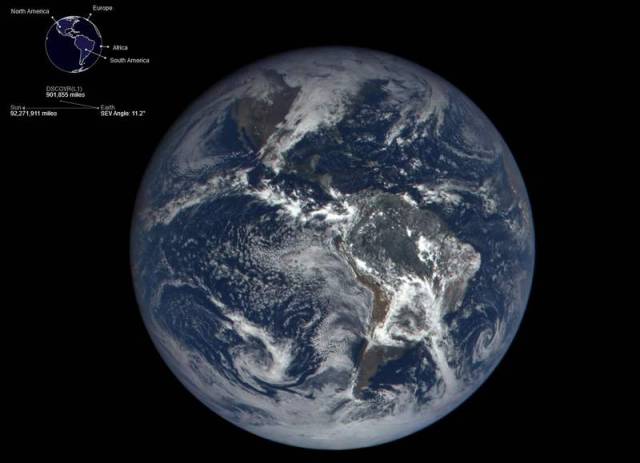 Daily views of Earth from space