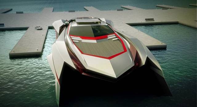 Kraken catamaran superyacht concept 