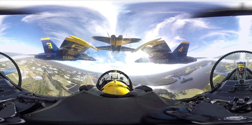 The Blue Angels in 360-degree video 2