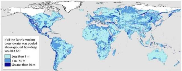 The enormous quantities of Global Groundwater 