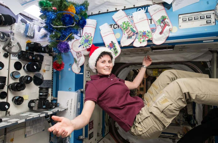 Expedition 42 Flight Engineer Samantha Cristoforetti