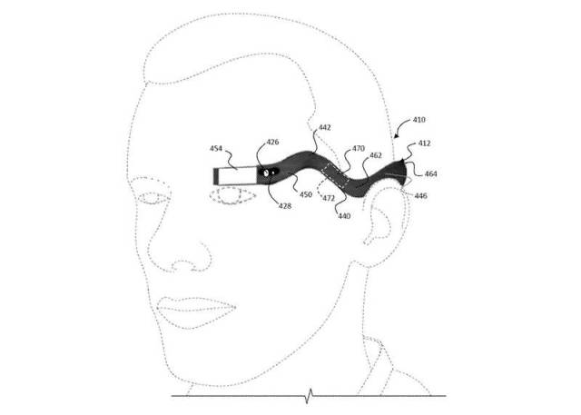 Google bendy Google Glass-style device
