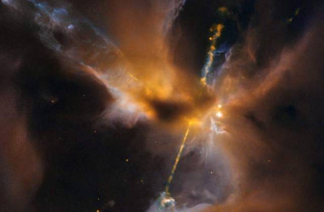Hubble's most epic Lightsaber Fight 