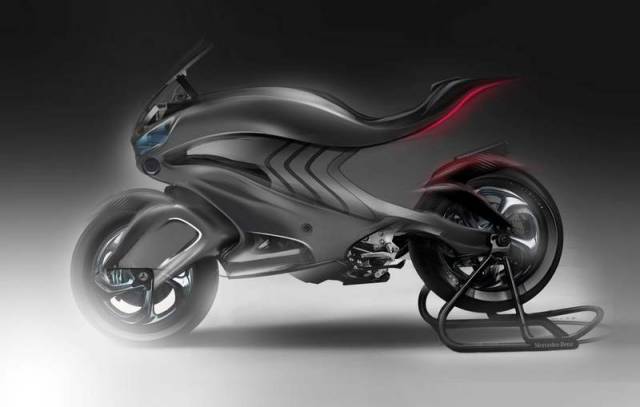 Mercedes Benz Revenge 2030 conceptual motorbike (6)