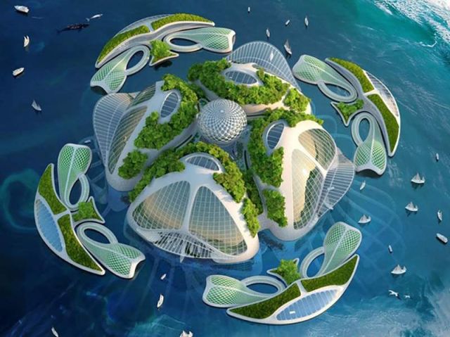 Oceanscapers- futuristic 3D-printed floating villages (10)