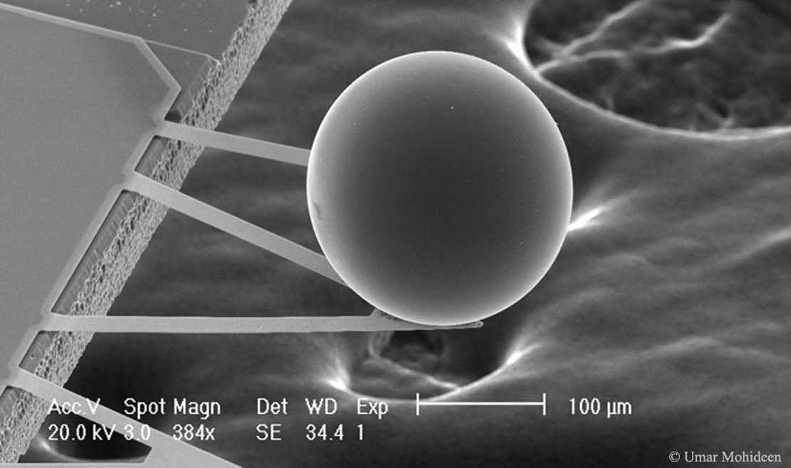 Tiny ball, for The Casimir Effect