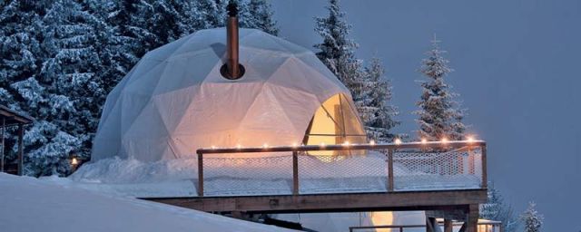 Whitepod Hotel in the Swiss Alps (5)