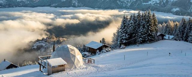 Whitepod Hotel in the Swiss Alps (3)