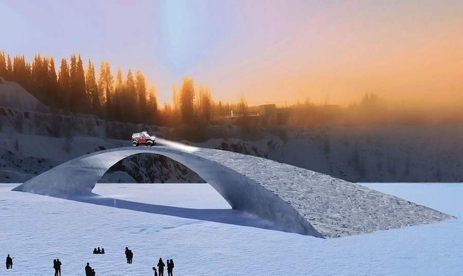World’s longest ice bridge in Finland (4)