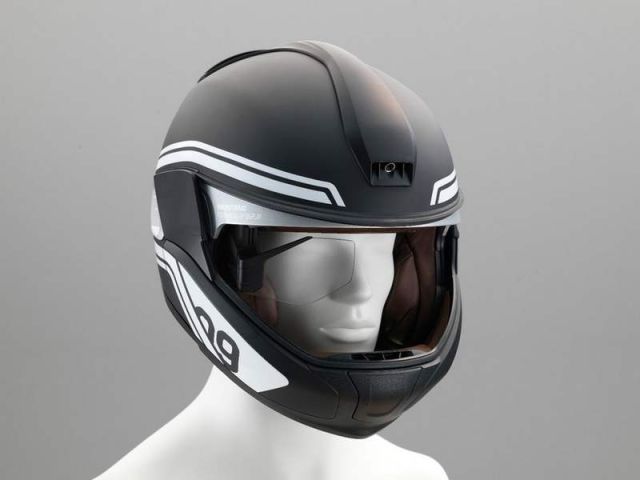 BMW motorcycle Laser light and Helmet Head-Up Display (6)