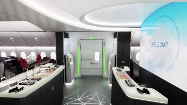 Airplane Cabin of the future by Boeing (4)