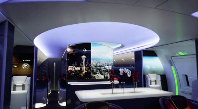 Airplane Cabin of the future by Boeing (3)