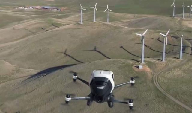 Ehang 184 autonomous single-passenger Drone (4)