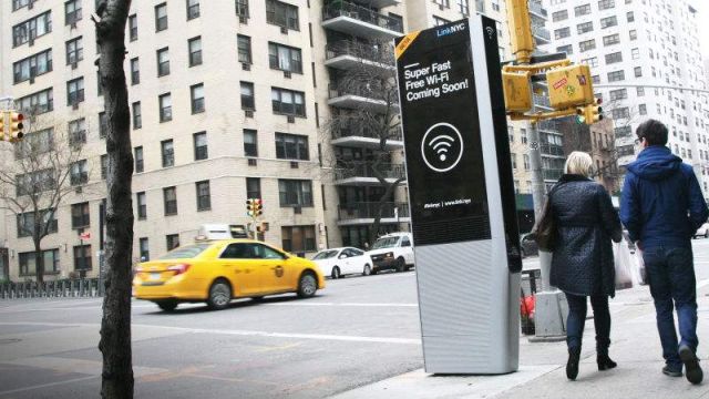 LinkNYC Wi-Fi hot spots 