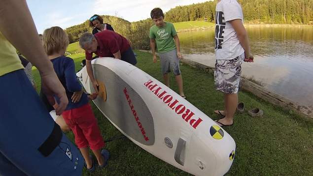 Self inflating Electric Powered SUP board 5