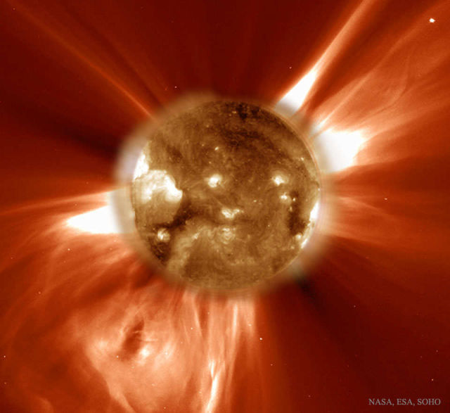 Sun Storm- a giant Coronal Mass Ejection