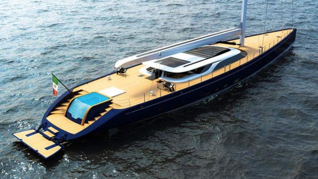 52 m Blue Sapphire Sailing Yacht 