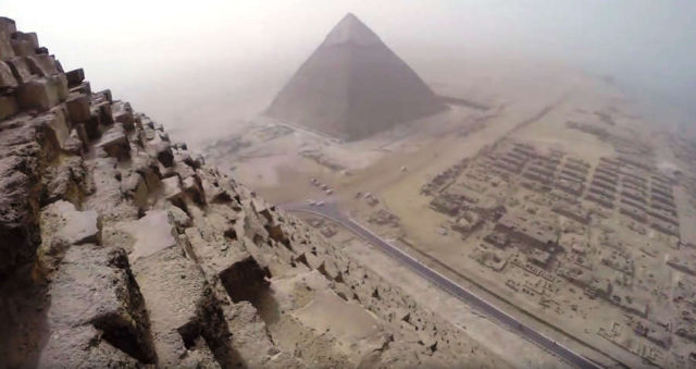 Climbing the Great Pyramid of Giza 