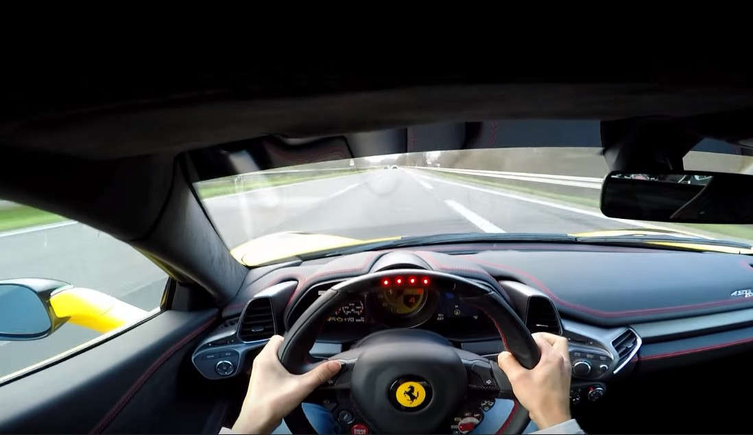 Ferrari 458 Italia 290 kmh- POV Drive
