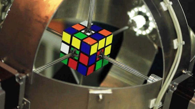 Robot breaks Rubik's Cube-solving one-second barrier