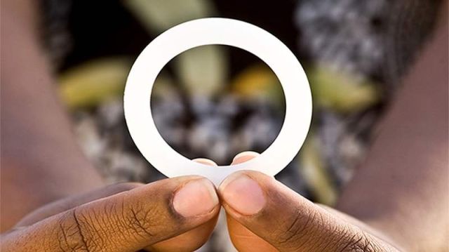 Simple Ring provides partial Protection from HIV