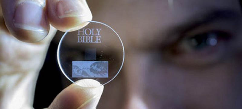 Storing 360TB of data on a Quartz Disc for billions of years