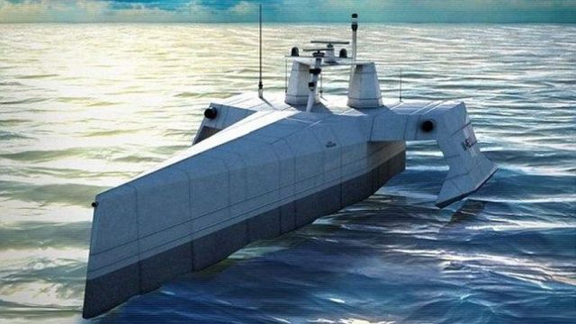 Submarine Hunting 132 foot long drone