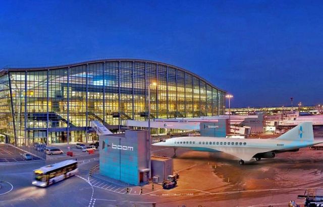 Boom Supersonic Passenger Airplane