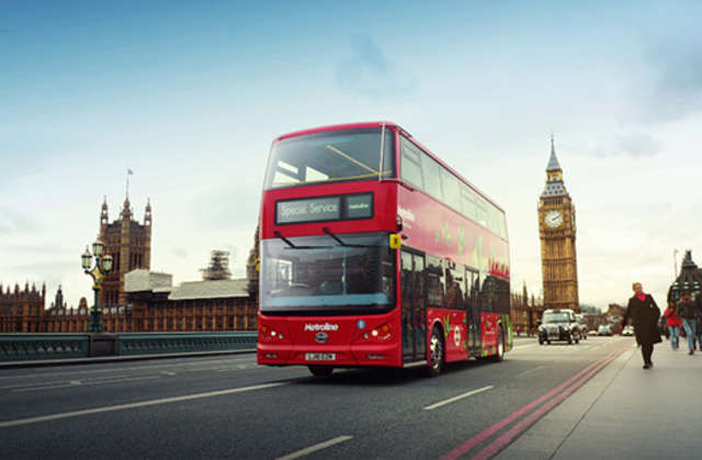 First all-electric double-decker bus debuted in London 