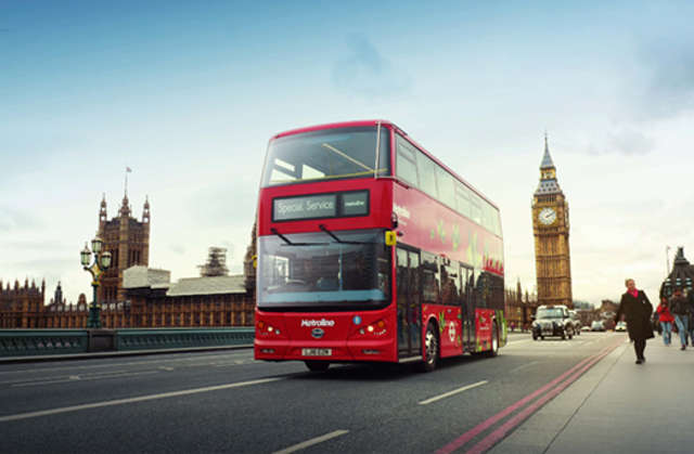 First all-electric double-decker bus debuted in London