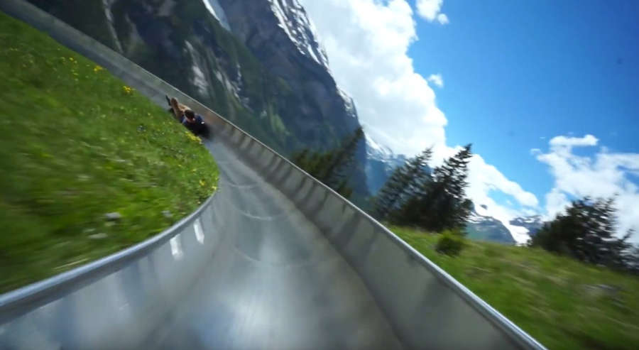 Giant Mountain Coaster in Switzerland
