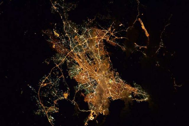 Athens from Space Station 