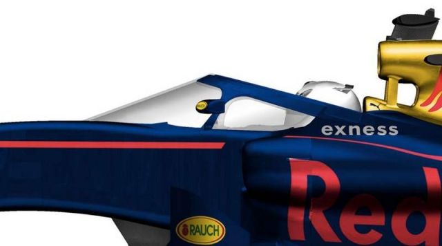 Red Bull's proposal for the new F1 canopy design