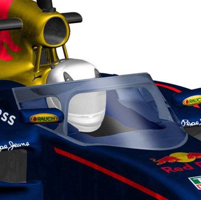 Red Bull's proposal for the new F1 canopy design