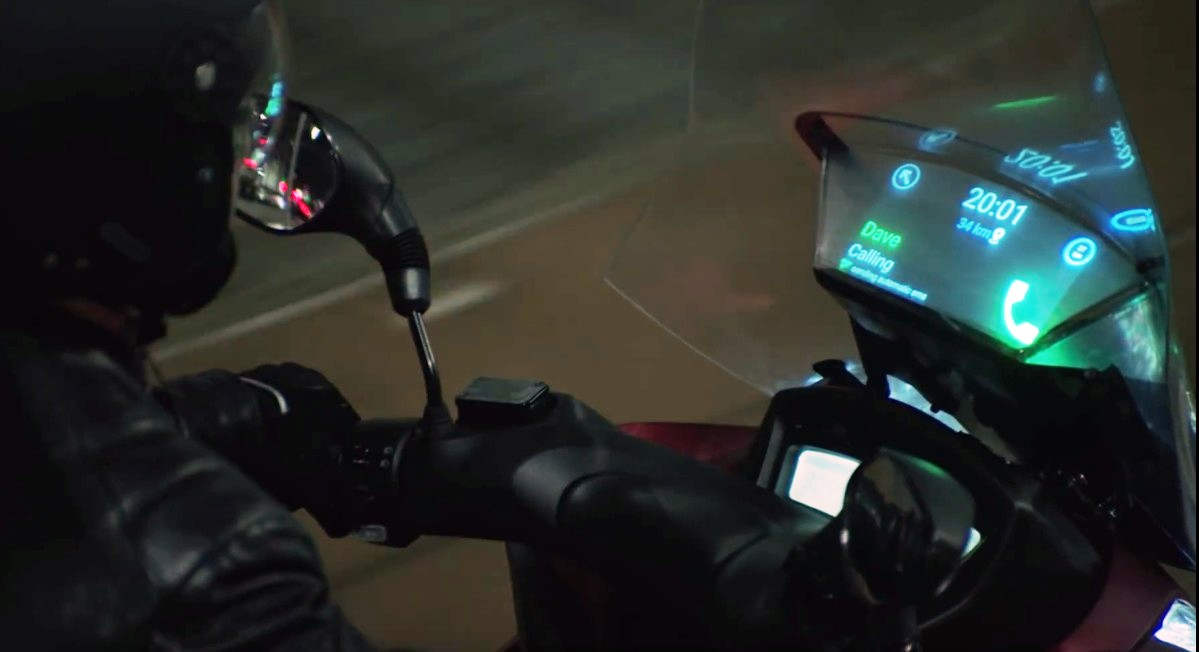 Samsung Smart Motorcycle Windshield 1