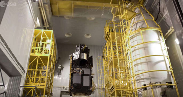 Watch how a Satellite gets ready to go to Space