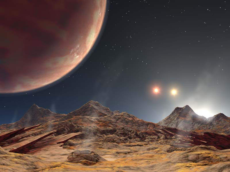 Astronomers discovered a Planet in a Triple-Star system