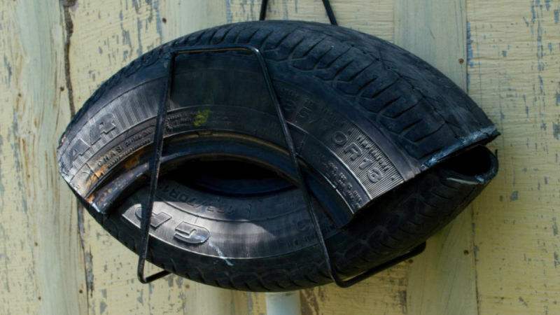 Fighting Mosquitos with junked tires