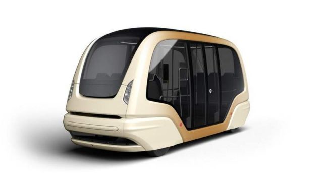 Futuristic driverless pods for Singapore