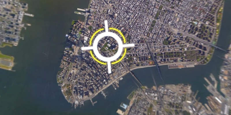 How big an asteroid would need to be to wipe out New York City