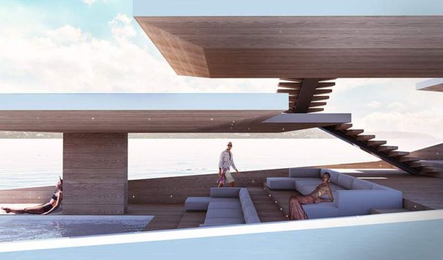 La Petit Terrasse superyacht 