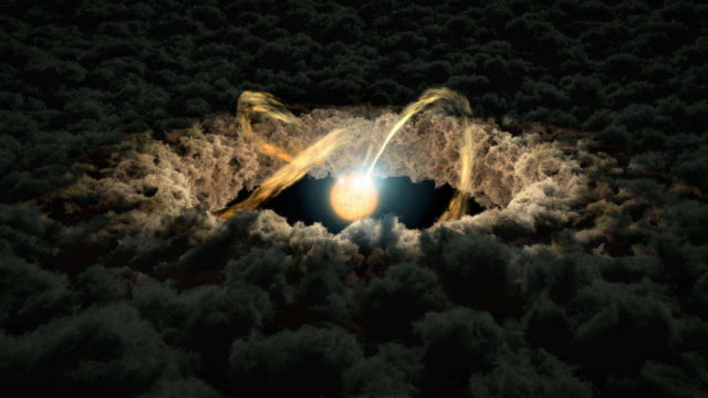 'Light Echoes' used to study Protoplanetary Disks