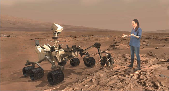 New Holographic guided tour on Mars 1